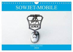 Sowjet-Mobile - Oldtimer der UdSSR (Wandkalender 2024 DIN A4 quer), CALVENDO Monatskalender