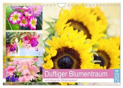 Duftiger Blumentraum und eleganter Blütenzauber! (Wandkalender 2024 DIN A4 quer), CALVENDO Monatskalender