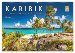 Karibik - Traumstrände (Wandkalender 2024 DIN A2 quer), CALVENDO Monatskalender