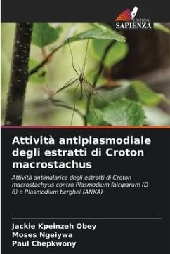 Attività antiplasmodiale degli estratti di Croton macrostachus - Obey, Jackie Kpeinzeh;Ngeiywa, Moses;Chepkwony, Paul