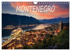 Montenegro - Land der schwarzen Berge (Wandkalender 2024 DIN A4 quer), CALVENDO Monatskalender