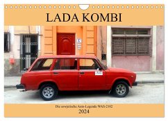 LADA KOMBI - Die sowjetische Auto-Legende WAS-2102 (Wandkalender 2024 DIN A4 quer), CALVENDO Monatskalender - Löwis of Menar, Henning von