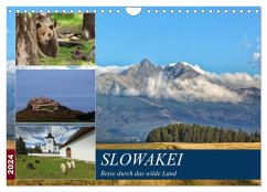 Slowakei - Reise durch das wilde Land (Wandkalender 2024 DIN A4 quer), CALVENDO Monatskalender - Schörkhuber, Johann