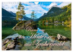 Rund um den Hintersee und Zauberwald (Wandkalender 2024 DIN A4 quer), CALVENDO Monatskalender