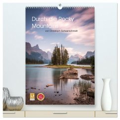 Die kanadischen Rockies (hochwertiger Premium Wandkalender 2024 DIN A2 hoch), Kunstdruck in Hochglanz