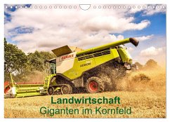 Landwirtschaft - Giganten im Kornfeld (Wandkalender 2024 DIN A4 quer), CALVENDO Monatskalender