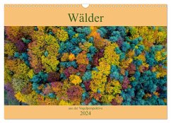 Wälder aus der Vogelperspektive (Wandkalender 2024 DIN A3 quer), CALVENDO Monatskalender