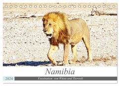 Namibia, Faszination Wüste und Tierwelt (Tischkalender 2024 DIN A5 quer), CALVENDO Monatskalender