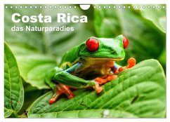 Costa Rica - das Naturparadies (Wandkalender 2024 DIN A4 quer), CALVENDO Monatskalender
