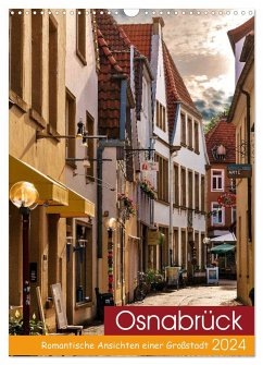 Osnabrück - Romantische Ansichten einer Großstadt (Wandkalender 2024 DIN A3 hoch), CALVENDO Monatskalender