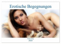 Erotische Begegnungen 2024 (Wandkalender 2024 DIN A2 quer), CALVENDO Monatskalender