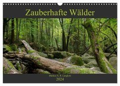 Zauberwelt Wald (Wandkalender 2024 DIN A3 quer), CALVENDO Monatskalender