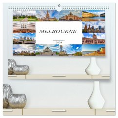 Melbourne Impressionen (hochwertiger Premium Wandkalender 2024 DIN A2 quer), Kunstdruck in Hochglanz