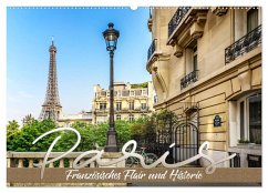PARIS Französisches Flair und Historie (Wandkalender 2024 DIN A2 quer), CALVENDO Monatskalender