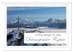 Unterwegs in den Chiemgauer Alpen (Wandkalender 2024 DIN A4 quer), CALVENDO Monatskalender
