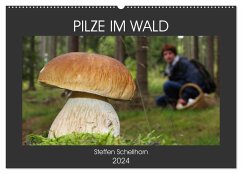 PILZE IM WALD (Wandkalender 2024 DIN A2 quer), CALVENDO Monatskalender - Schellhorn, Steffen