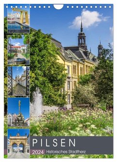 PILSEN Historisches Stadtherz (Wandkalender 2024 DIN A4 hoch), CALVENDO Monatskalender