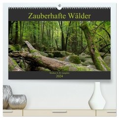 Zauberwelt Wald (hochwertiger Premium Wandkalender 2024 DIN A2 quer), Kunstdruck in Hochglanz