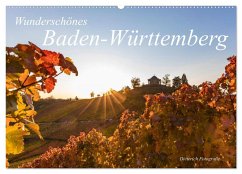 Wunderschönes Baden-Württemberg (Wandkalender 2024 DIN A2 quer), CALVENDO Monatskalender