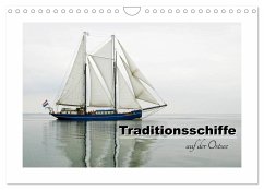 Traditionsschiffe auf der Ostsee (Wandkalender 2024 DIN A4 quer), CALVENDO Monatskalender - Carina-Fotografie