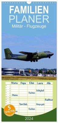 Familienplaner 2024 - Militär - Flugzeuge mit 5 Spalten (Wandkalender, 21 x 45 cm) CALVENDO - Heilscher, Thomas