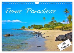 Ferne Paradiese (Wandkalender 2024 DIN A4 quer), CALVENDO Monatskalender