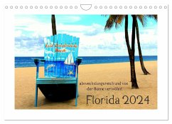 Florida 2024 abwechslungsreich und von der Sonne verwöhnt (Wandkalender 2024 DIN A4 quer), CALVENDO Monatskalender