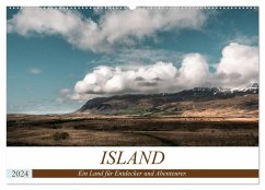 Island. Ein Land für Entdecker und Abenteurer. (Wandkalender 2024 DIN A2 quer), CALVENDO Monatskalender