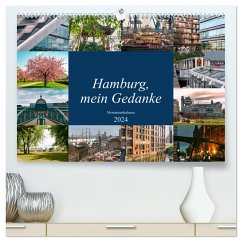 Hamburg, mein Gedanke (hochwertiger Premium Wandkalender 2024 DIN A2 quer), Kunstdruck in Hochglanz - Steiner / Matthias Konrad, Carmen