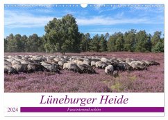 Lüneburger Heide - Faszinierend schön (Wandkalender 2024 DIN A3 quer), CALVENDO Monatskalender