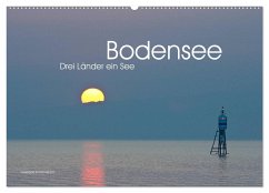 Drei Länder ein See - Bodensee (Wandkalender 2024 DIN A2 quer), CALVENDO Monatskalender