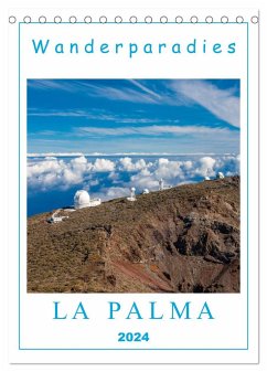 Wanderparadies La Palma (Tischkalender 2024 DIN A5 hoch), CALVENDO Monatskalender - Zahn, Heiko