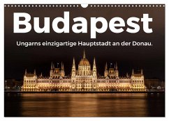 Budapest - Ungarns einzigartige Hauptstadt an der Donau. (Wandkalender 2024 DIN A3 quer), CALVENDO Monatskalender - Scott, M.