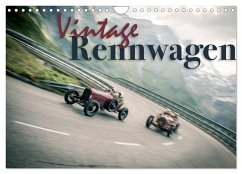 Vintage Rennwagen (Wandkalender 2024 DIN A4 quer), CALVENDO Monatskalender