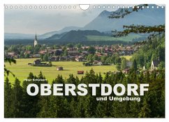 Oberstdorf und Umgebung (Wandkalender 2024 DIN A4 quer), CALVENDO Monatskalender