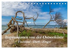 Impressionen von der Ostsee Fischland-Darß-Zingst (Tischkalender 2024 DIN A5 quer), CALVENDO Monatskalender