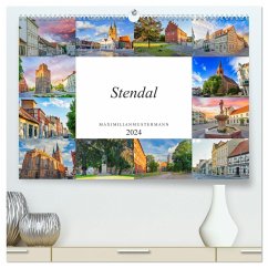Stendal Impressionen (hochwertiger Premium Wandkalender 2024 DIN A2 quer), Kunstdruck in Hochglanz - Meutzner, Dirk