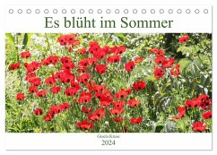 Es blüht im Sommer (Tischkalender 2024 DIN A5 quer), CALVENDO Monatskalender - Kruse, Gisela