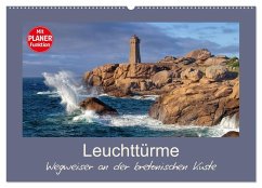 Leuchttürme - Wegweiser an der bretonischen Küste (Wandkalender 2024 DIN A2 quer), CALVENDO Monatskalender