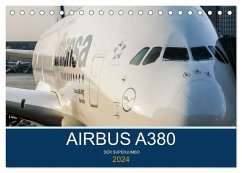Airbus A380 Superjumbo 2024 (Tischkalender 2024 DIN A5 quer), CALVENDO Monatskalender - Thoma, Sebastian