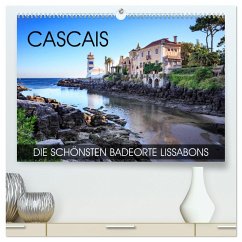 CASCAIS - die schönsten Badeorte Lissabons (hochwertiger Premium Wandkalender 2024 DIN A2 quer), Kunstdruck in Hochglanz
