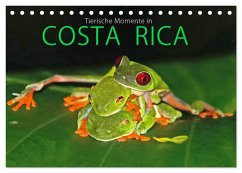 COSTA RICA - Tierische Momente (Tischkalender 2024 DIN A5 quer), CALVENDO Monatskalender