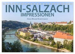 Inn-Salzach-Impressionen (Tischkalender 2024 DIN A5 quer), CALVENDO Monatskalender
