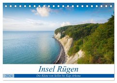 Insel Rügen - Die Küste von Sellin bis Kap Arkona (Tischkalender 2024 DIN A5 quer), CALVENDO Monatskalender