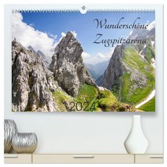 Wunderschöne Zugspitzarena (hochwertiger Premium Wandkalender 2024 DIN A2 quer), Kunstdruck in Hochglanz - Schäfer, Gerd