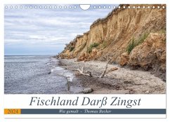 Fischland Darß Zingst - wie gemalt (Wandkalender 2024 DIN A4 quer), CALVENDO Monatskalender - Becker, Thomas