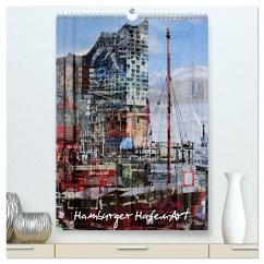 Hamburger HafenArt (hochwertiger Premium Wandkalender 2024 DIN A2 hoch), Kunstdruck in Hochglanz - Jordan, Karsten