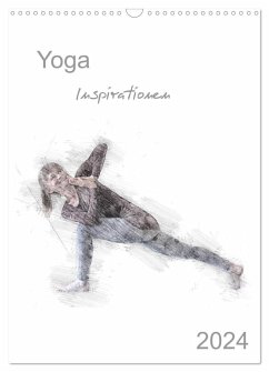 Yoga Inspirationen - Familienplaner (Wandkalender 2024 DIN A3 hoch), CALVENDO Monatskalender