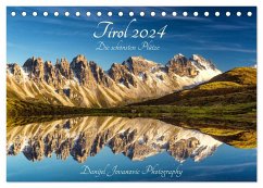 Tirol 2024 - die schönsten Plätze (Tischkalender 2024 DIN A5 quer), CALVENDO Monatskalender - Jovanovic, Danijel