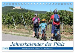 Jahreskalender der Pfalz (Tischkalender 2024 DIN A5 quer), CALVENDO Monatskalender - Herrmann, Udo